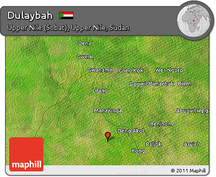 Satellite 3D Map of Dulaybah