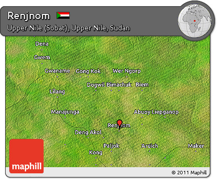 Satellite 3D Map of Renjnom