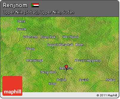 Satellite 3D Map of Renjnom