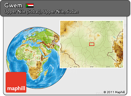 Physical Location Map of Gwem