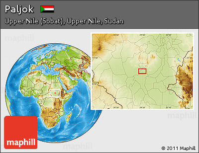 Physical Location Map of Paljok