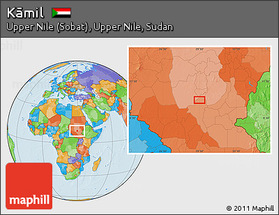 Political Location Map of Kāmil