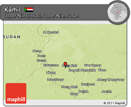 Physical Panoramic Map of Kāmil