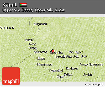 Physical Panoramic Map of Kāmil