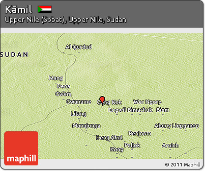 Physical Panoramic Map of Kāmil