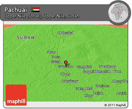 Political Panoramic Map of Pachuai