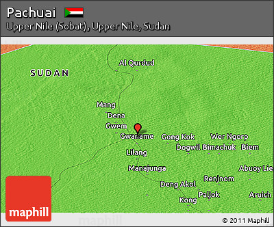 Political Panoramic Map of Pachuai