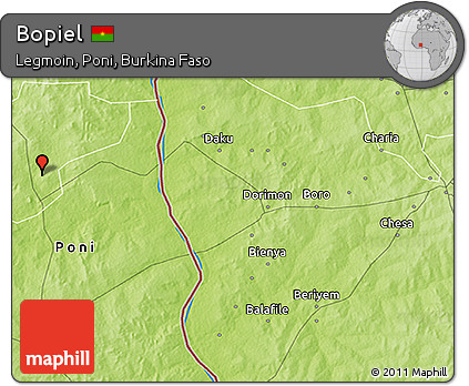 Physical 3D Map of Bopiel