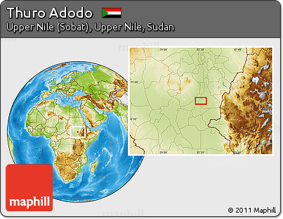 Physical Location Map of Thuro Adodo