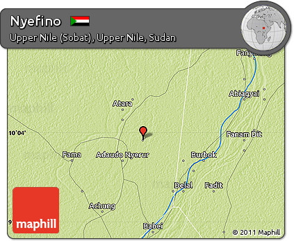 Physical Map of Nyefino