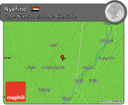 Political Map of Nyefino
