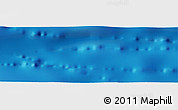 Shaded Relief Panoramic Map of the area around 10° 7' 21" N, 32° 13' 30" W