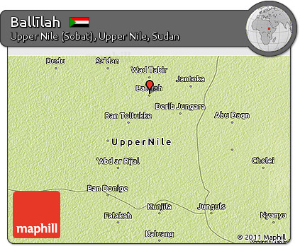 Physical 3D Map of Ballīlah