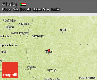 Physical 3D Map of Cholei
