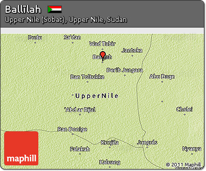 Physical 3D Map of Ballīlah