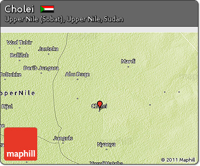 Physical 3D Map of Cholei