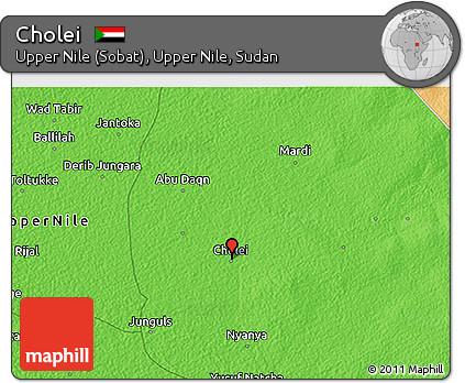 Political 3D Map of Cholei