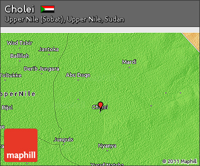 Political 3D Map of Cholei