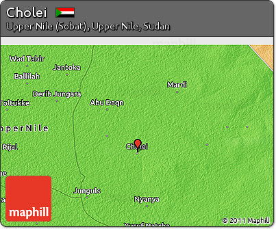 Political 3D Map of Cholei