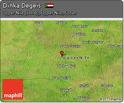 Satellite 3D Map of Dinka Degeis
