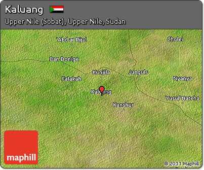 Satellite 3D Map of Kaluang