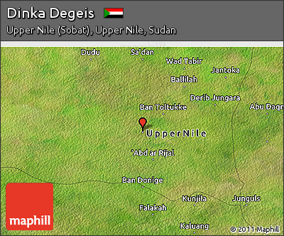 Satellite 3D Map of Dinka Degeis