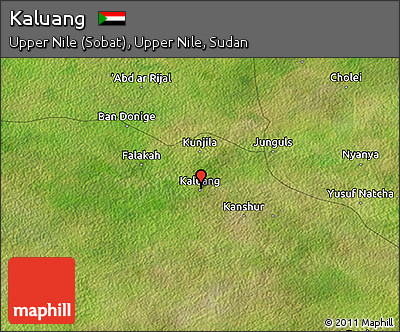 Satellite 3D Map of Kaluang