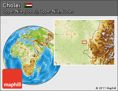Physical Location Map of Cholei