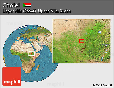Satellite Location Map of Cholei