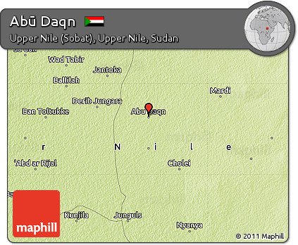 Physical Map of Abū Daqn