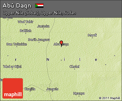 Physical Map of Abū Daqn