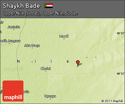 Physical Map of Shaykh Bade