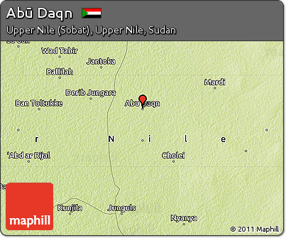 Physical Map of Abū Daqn