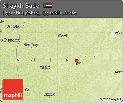 Physical Map of Shaykh Bade