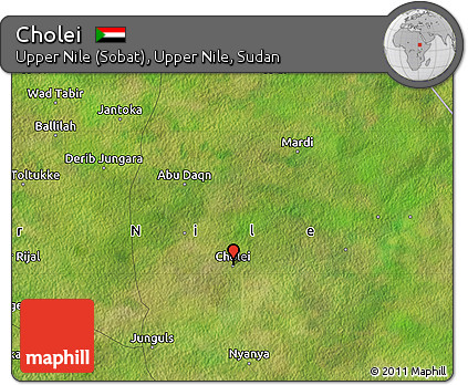 Satellite Map of Cholei