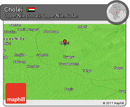 Political Panoramic Map of Cholei
