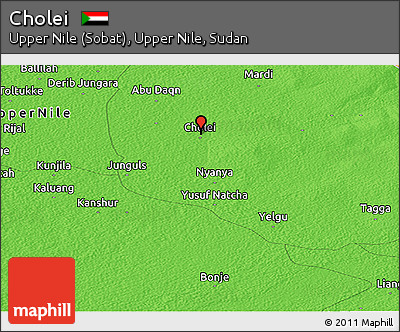 Political Panoramic Map of Cholei