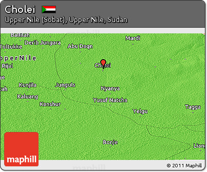 Political Panoramic Map of Cholei