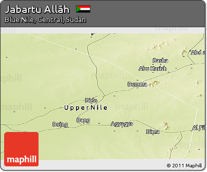 Physical Panoramic Map of Jabartu Allāh