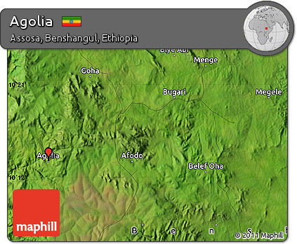 Satellite Map of Agolia
