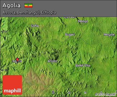 Satellite Map of Agolia