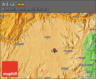 Political Map of Adisa