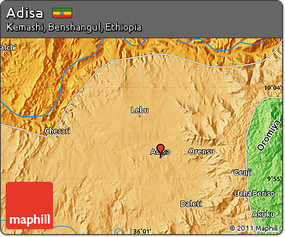 Political Map of Adisa