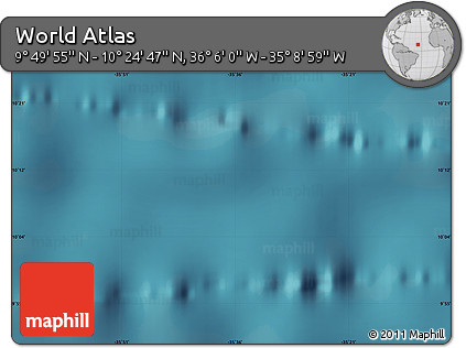 Satellite Map of the Area around 10° 7' 21" N, 35° 37' 30" W