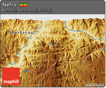 Physical 3D Map of Nefro