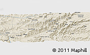 Shaded Relief Panoramic Map of T'edo Ber