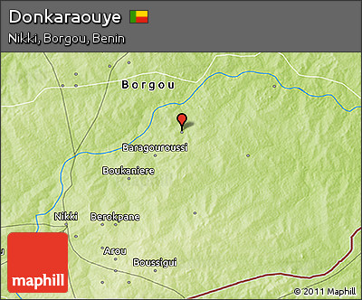 Physical 3D Map of Donkaraouye