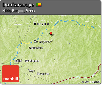 Physical 3D Map of Donkaraouye