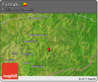 Satellite 3D Map of Fontabi