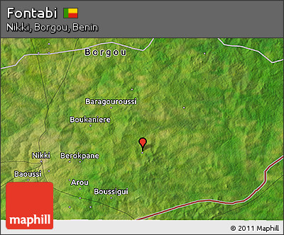 Satellite 3D Map of Fontabi